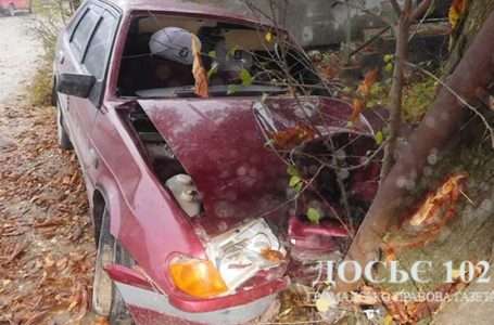 На Тернопільщині 21-річний водій ВАЗу  врізався в дерево і загинув