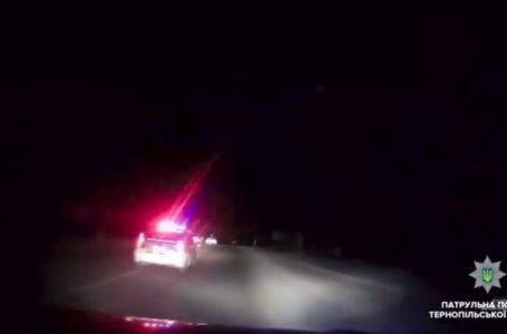 У Тернополі нетверезий водій, тікаючи від патрульних, скоїв ДТП (Відео)
