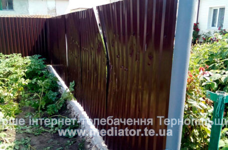 Через паркан – до суду. На Тернопільщині не можуть поділити землю (Відео)