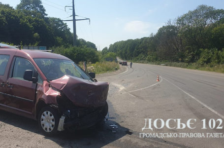 Неподалік Тернополя зіштовхнулися дві іномарки