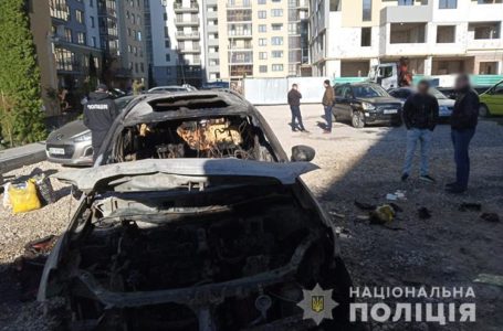 Вночі у Тернополі підпалили авто. Причетні до злочину – професійні боксери (Відео)
