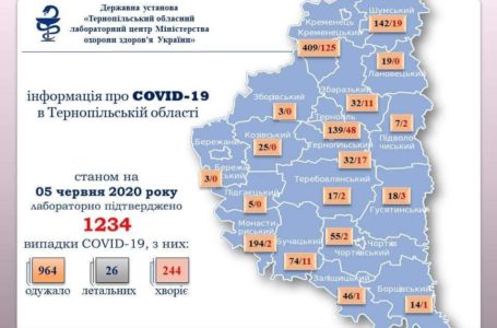 На Тернопільщині +14 випадків Covid-19: у яких районах