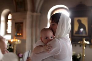 Благодарность крёстным за крещение ребёнка
