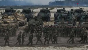 Війська коаліції з 25 країн на навчаннях для гарантування миру в Україні