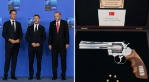 Ердоган дарує гравійований револьвер Рютте та лідерам НАТО на саміті