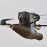 FPV-дрон оккупантов с боевой частью для удара по авто в Краматорске