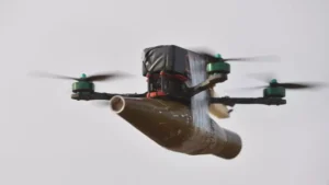 FPV-дрон оккупантов с боевой частью для удара по авто в Краматорске