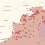 Гуляйполе на карті бойових дій