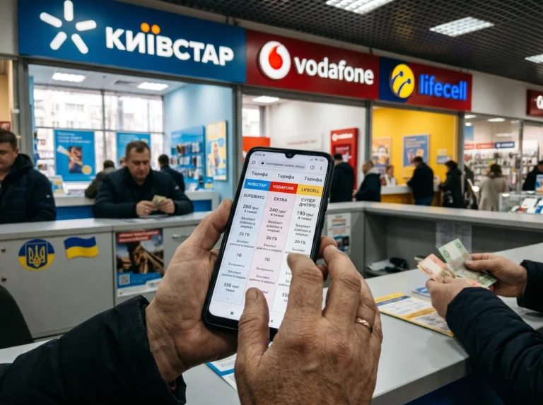 Найдешевший тариф Київстар без інтернету у 2026 році