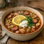 Рецепт солянки класичної з насиченим смаком копченостей та огірків