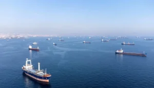 Российские танкеры и суда в Азовском море после атак дронов