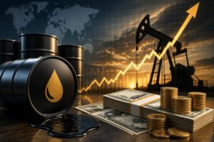 Зростання цін на нафту Brent на тлі вишки та пачок доларів