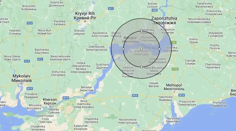 Запорізька АЕС на карті: географічне розташування та енергетичне значення