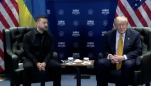 Зеленський і Трамп під час переговорів у Анкарі на саміті НАТО