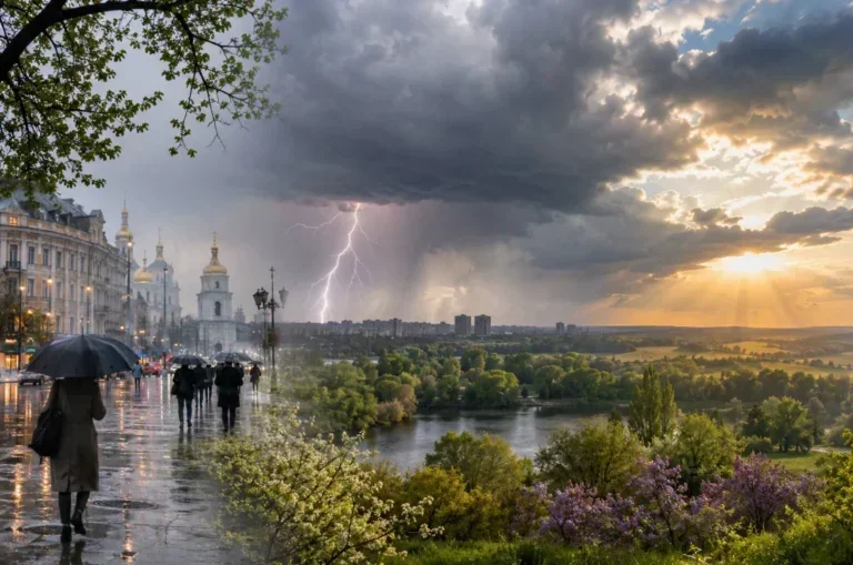 Зміна погоди в Україні: потепління, тумани та дощі з грозами