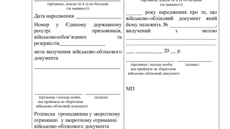 Что такое военно-учетный документ